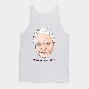 Planet Attenborough Tank Top